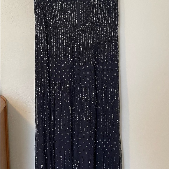 Adrianna Papell Embellished Mesh Gown - Picture 3 of 5